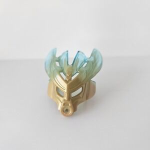 LEGO Bionicle Mask of Ice 19149pb03 Pearl Gold Trans-Light Blue Protector